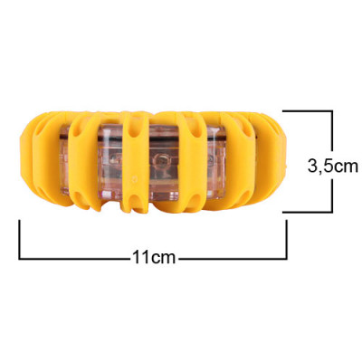Advarselsblink "skildpadder" 6 stk - orange