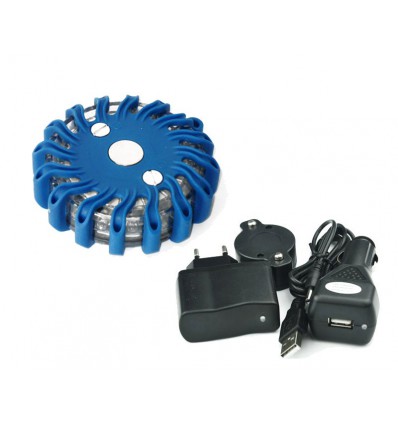 Advarselsblink "skildpadde" 1 stk. med 2 ladere