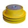 Slyngkobling t/dobbelt kilerem 25 mm hul - diameter 143 mm