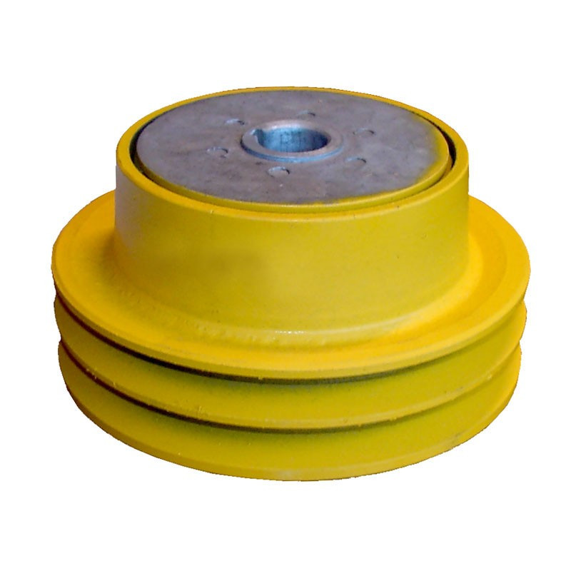 Slyngkobling t/2 stk kileremme 19 mm aksel - diam. 143 mm