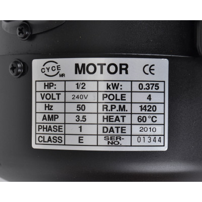 _Elmotor til metalbåndsav MBS150F/FH