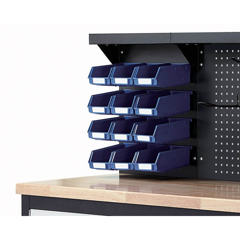 Værkstedsvogn + arbejdsbord 215 cm