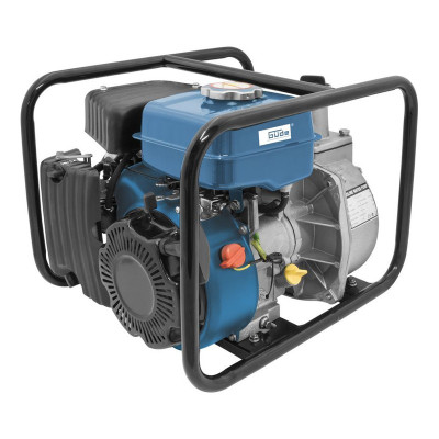 Güde 1½" Benzin vandpumpe med sugeslange + brandslange