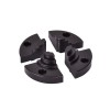 Professionel centrerpatron firklo - til 18 mm og 1" (25,4 mm)