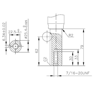 13,5 hk Loncin motor med lodret aksel