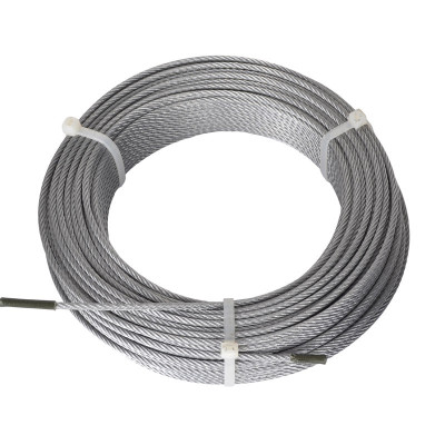 Galvaniseret stålwire 50 meter - Ø3 mm