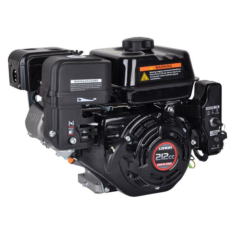 7 hk Loncin Benzinmotor - 19 mm aksel