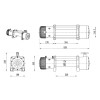 Trækspil 12 volt 5900 kg m/trådløs fjernbetjening