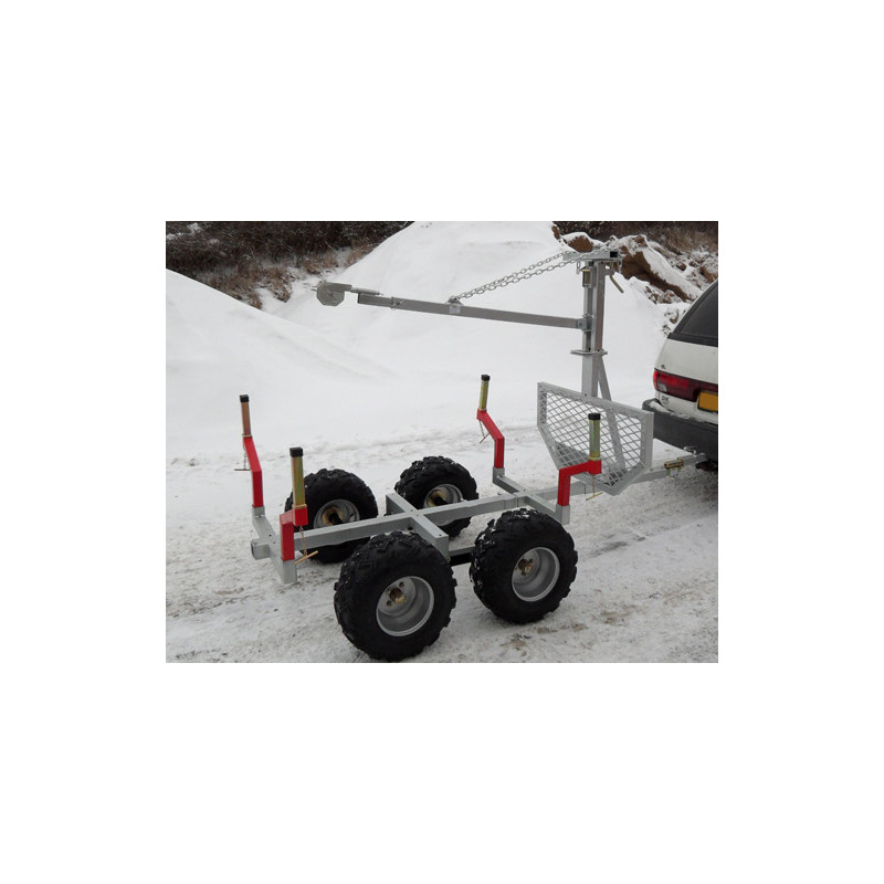 Skovvogn 1500 kg med kran