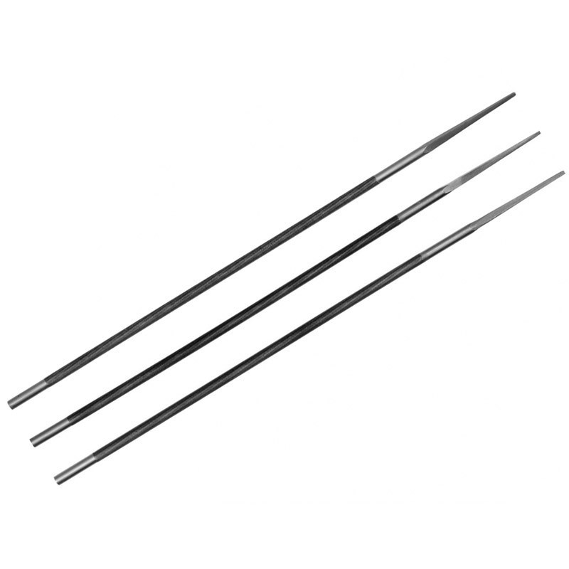 File til slibning af kæder - Ø4,8 mm -  3 stk.