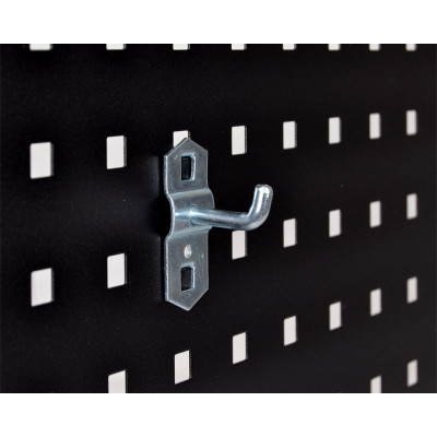 Krog - enkelt - 25 mm - til hulplade (10 x 10 mm)