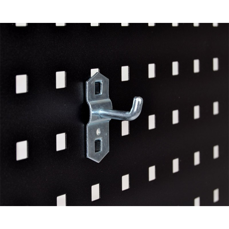 Krog - enkelt - 25 mm - til hulplade (10 x 10 mm)