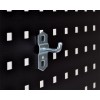 Krog - enkelt - 25 mm - til hulplade (10 x 10 mm)