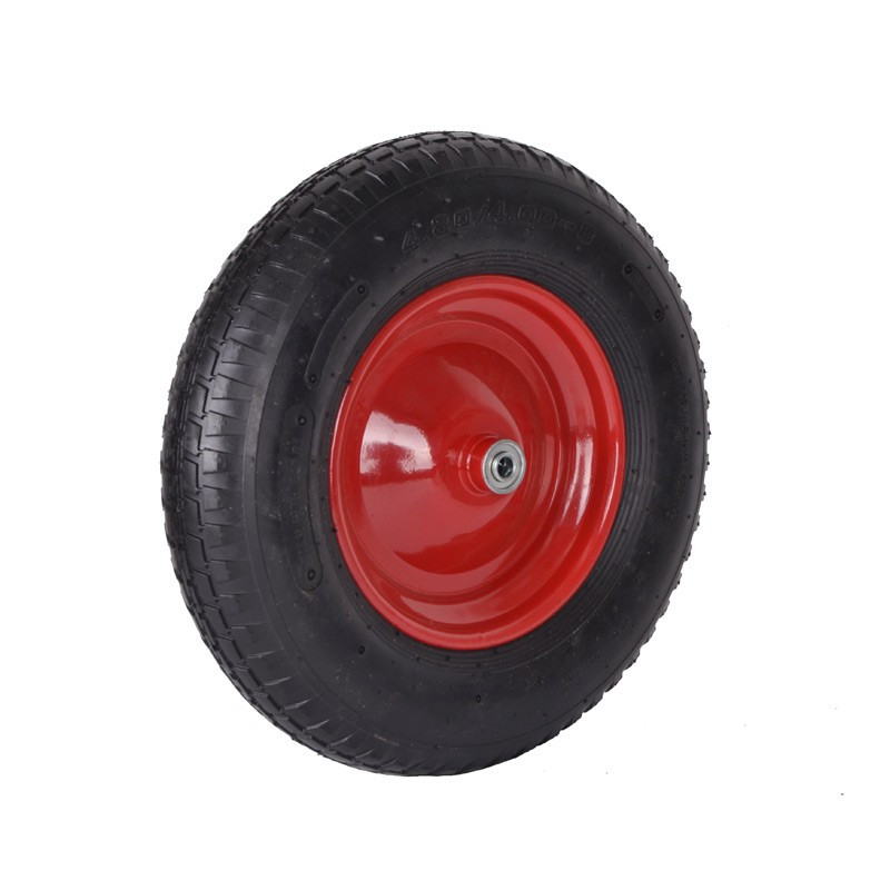 Hjul til trillebør Ø12 mm - bredde 80 mm