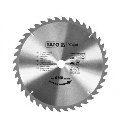 Yato 350x30x3,5 mm savklinge 40 tands