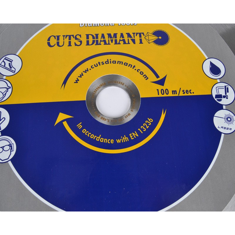 350 x 25,4 mm diamantklinge til asfalt