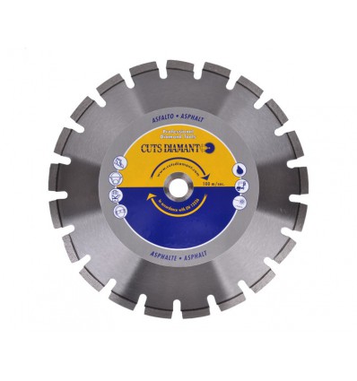 350 x 25,4 mm diamantklinge til asfalt