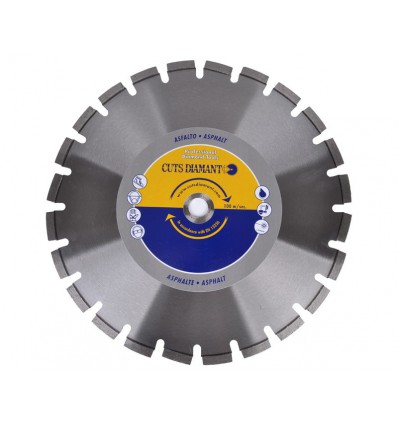 400 x 25,4 mm diamantklinge til asfalt
