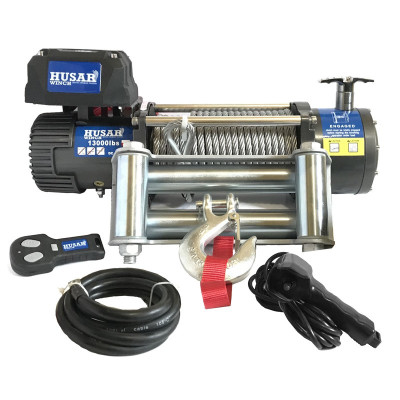 Trækspil 12 volt 5900 kg m/trådløs fjernbetjening