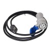 250 cm kabel med schuko-han og CEE-hun stik