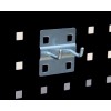 Krog - dobbelt - kort - til hulplade (10 x 10 mm)