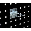Krog - dobbelt - lang - til hulplade (10 x 10 mm) + værkstedsvogn
