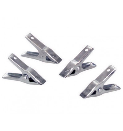 Metal limklemmer - 50 mm - 4 stk.