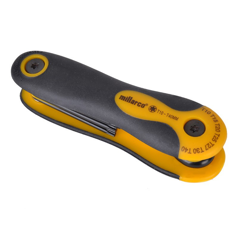 Torx sæt - folde model - 7 størrelser