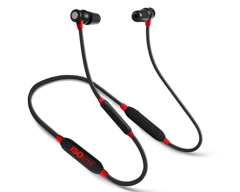 ISOTunes headset / ørepropper XTRA 2 Red/black