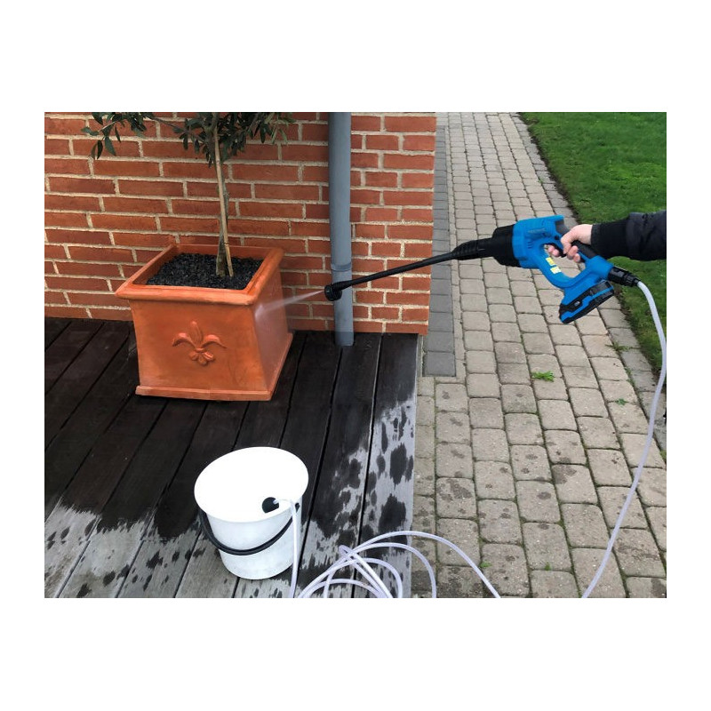Akku højtryksrenser med 20 volt batteri