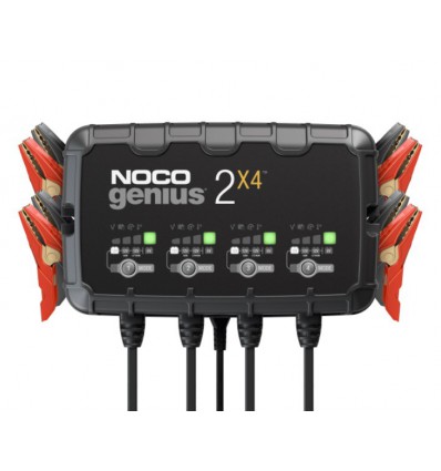 Noco Genius 2X4 Batterilader til 6 og 12 volt - 8000 mA