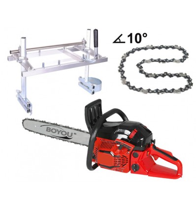 Boyou 20" Kædesav og 24" mini savværk