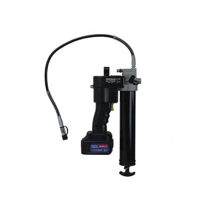 Fedtpresser med 2 stk. 21 volt batterier