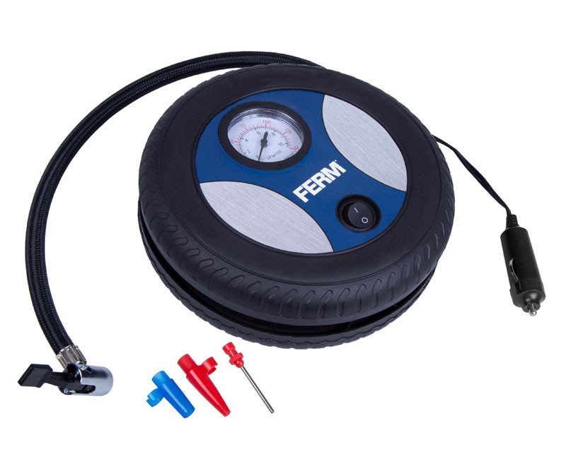 FERM Mini kompressor - 12 volt - Pris kun 135 kr. - Køb online