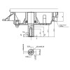 7,5 hk loncin motor med lodret aksel 22,22 x 62 mm