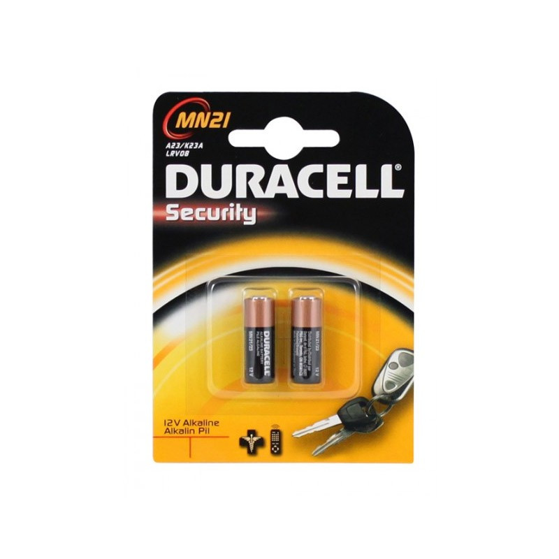 2 stk. 12 volt 23A Duracell  batterier