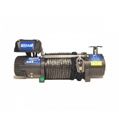 Trækspil 24 volt 5900 kg med syntetisk reb