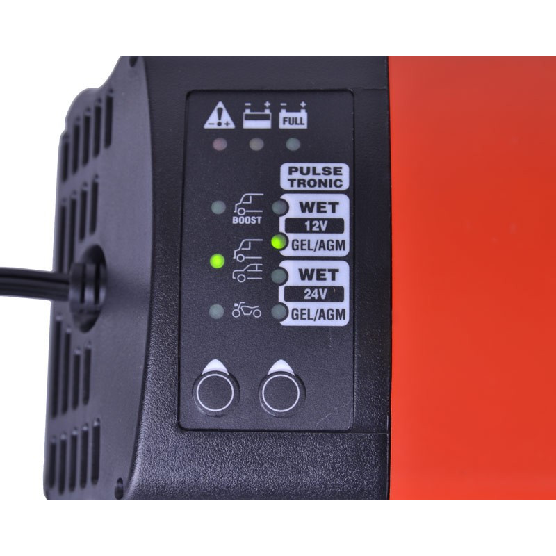 Telwin Impulslader/ batterilader til 12 + 24 volt