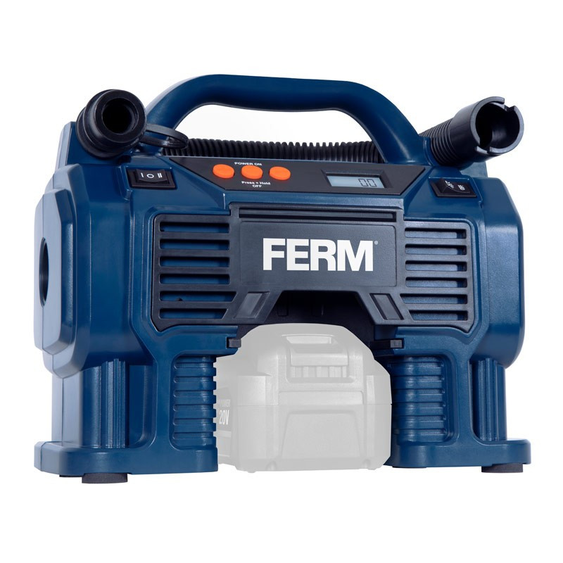 FERM kompressor 20 volt - uden batteri