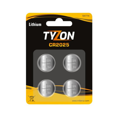 4 stk. LR44 Alkaline batterier Tyzon