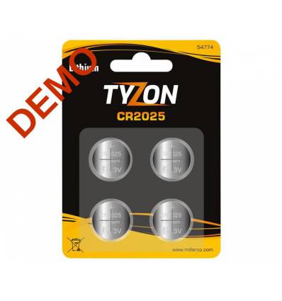 4 stk. LR44 Alkaline batterier Tyzon