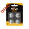 4 stk. LR44 Alkaline batterier Tyzon
