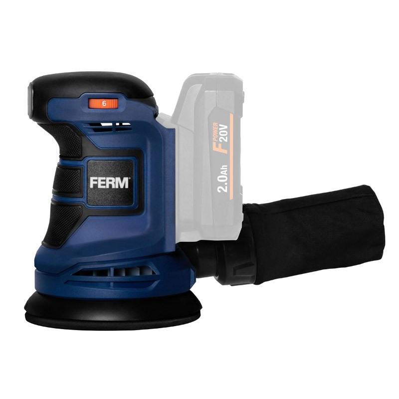 FERM Excentersliber 20 volt - uden batteri
