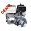 Vario kobling til go-kart (motor med 19 mm aksel)