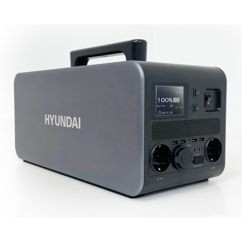 Hyundai Powerstation AC/DC 1.000 watt - Li-ion batteri