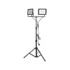 Probuilder Arbejdslampe 230 volt 2 x 50 watt teleskopstander