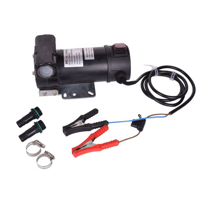Dieselpumpe - 12 volt - med slange + håndtag