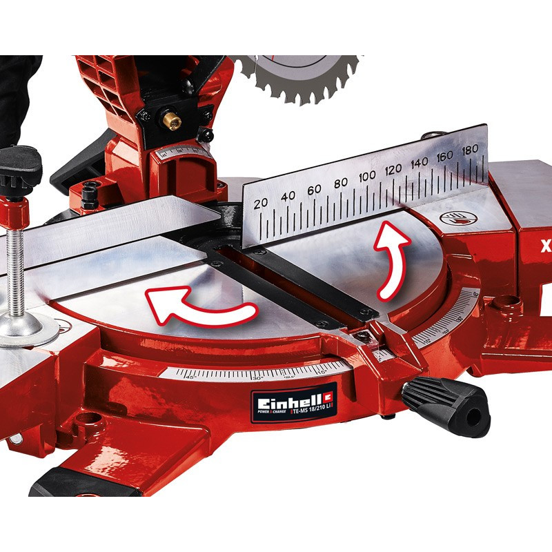 Einhell kap/geringssav 210 mm med laser - uden batteri