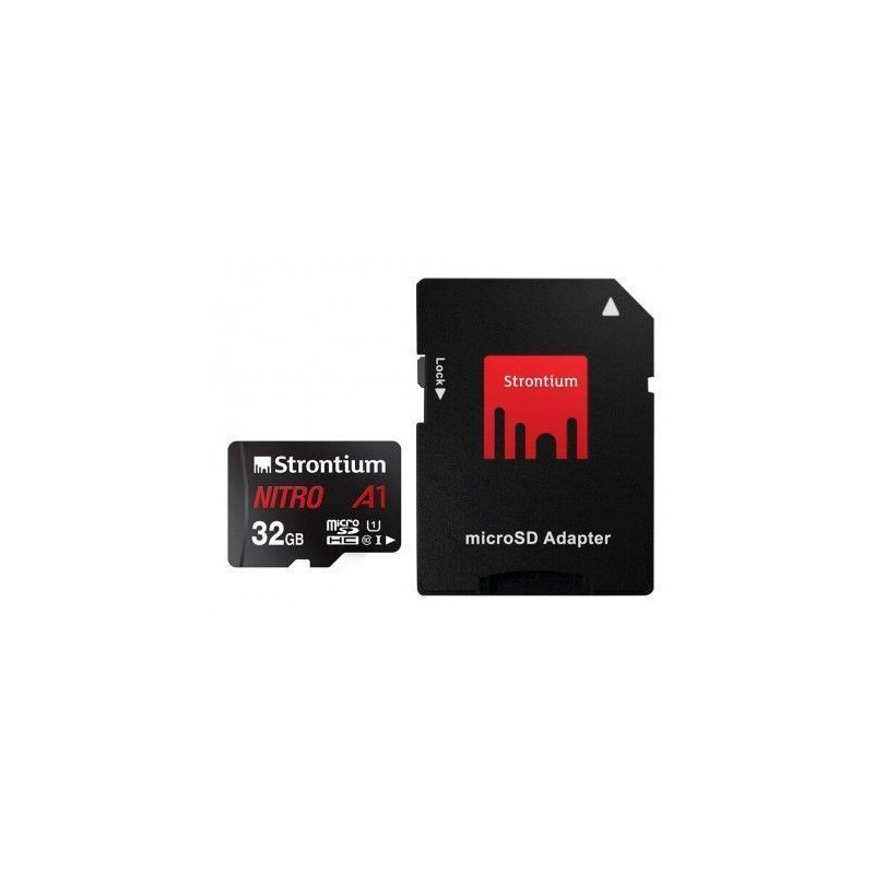 MicroSD 16 GB kort med SD adapter