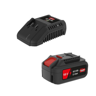 Güde Havepumpe med 18 volt 4 Ah batteri